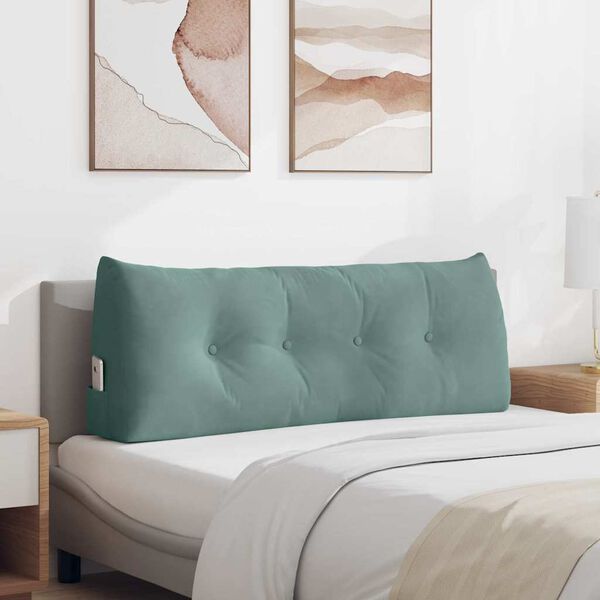 vidaXL Rygpude Havgr&oslash;n 120 x 24 x 50 cm Fl&oslash;jl