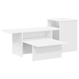 vidaXL Konsolbord Hvid 91,5 x 35 x 38,5 cm Konstrueret tr&aelig;