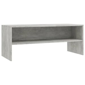 vidaXL tv-bord 100x40x40 cm konstrueret tr&aelig; betongr&aring;