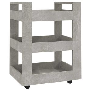 vidaXL k&oslash;kkenvogn 60x45x80 cm konstrueret tr&aelig; betongr&aring;
