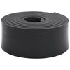 vidaXL Gummikant til sneplov Sort 250x8x1 cm