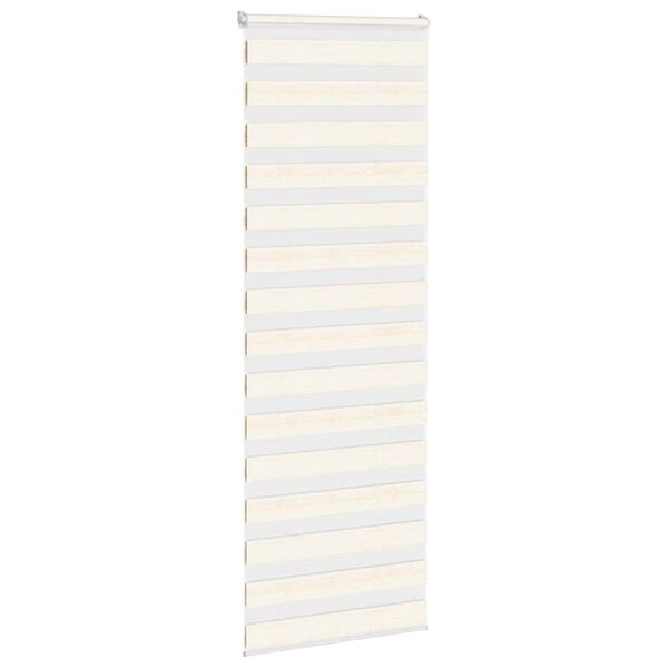 vidaXL zebragardin marmorbeige 80x230 cm stofbredde 75,9 cm polyester