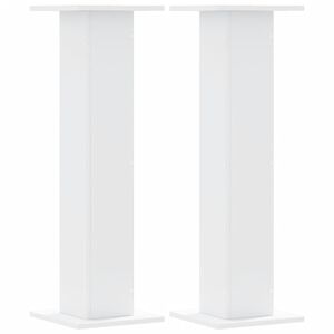 vidaXL plantestativer 2 stk. 30x30x95 cm konstrueret tr&aelig; hvid