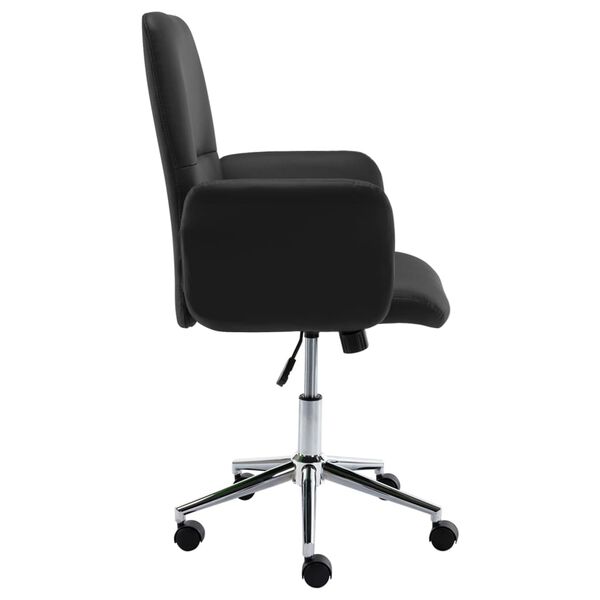 vidaXL kontorstol kunstl&aelig;der sort