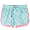 Shorts til b&oslash;rn str. 116 med snor mintgr&oslash;n