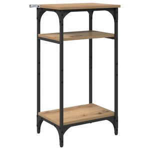 vidaXL Sidebord Artisan Egetr&aelig; 40 x 30 x 75 cm Konstrueret tr&aelig;