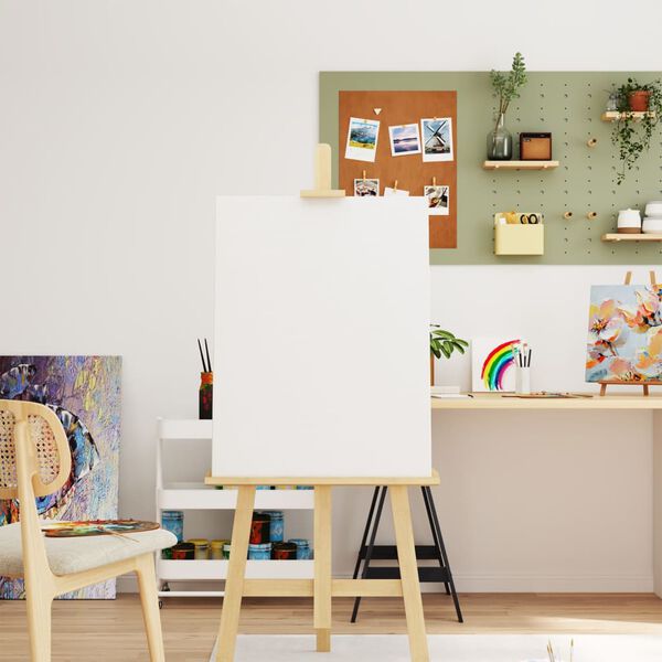 vidaXL opsp&aelig;ndte l&aelig;rreder 12 stk. hvidt stof og massivt fyrretr&aelig;