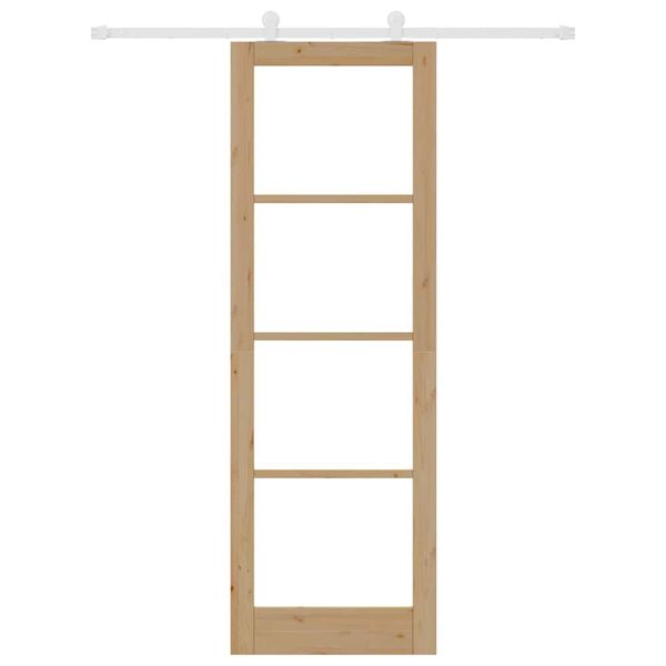 vidaXL Skyded&oslash;r ORKDAL Naturfarvet 78 x 232 cm