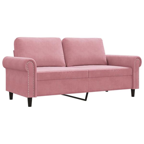 vidaXL 2-personers sofa 140 cm fl&oslash;jl lyser&oslash;d