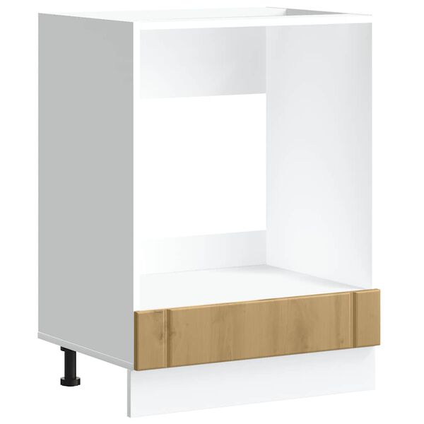 vidaXL ovnskab Lucca konstrueret træ kunsteg