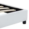 vidaXL sengestel 90x200 cm kunstlæder hvid