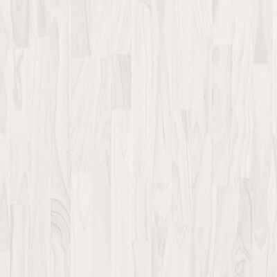 vidaXL bogreol med 3 hylder 100x30x105 cm massivt fyrretræ hvid