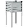 vidaXL haveplantekasse 45x45x88 cm galvaniseret st&aring;l