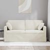 vidaXL Sofa Creme 158 x 78 x 80 cm Fl&oslash;jl