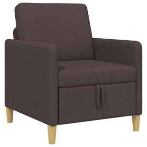 vidaXL Sofa med opbevaring M&oslash;rk Brun 72 x 78 x 87 cm Polyester