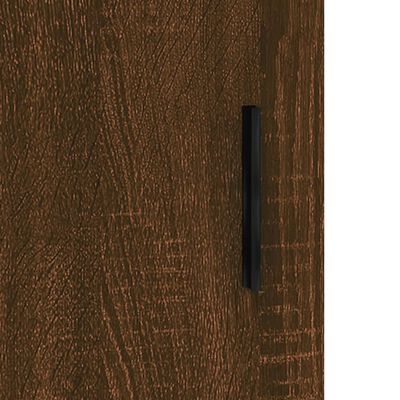 vidaXL vægskabe 2 stk. konstrueret træ brun egetræsfarve