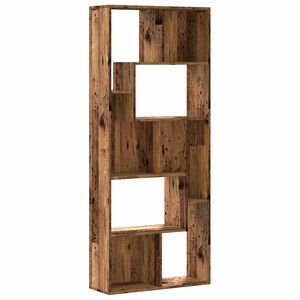vidaXL bogreol 67x24x161 cm konstrueret tr&aelig; antikt tr&aelig;