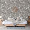 DUTCH WALLCOVERINGS tapet Onyx m&oslash;rkegr&aring;