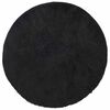 vidaXL shaggy gulvt&aelig;ppe NAVARRA 240x240 cm h&oslash;je luv polyester sort