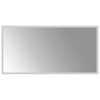 vidaXL LED badev&aelig;relsesspejl Transparent 80 x 40 cm h&aelig;rdet glas