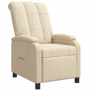 vidaXL Recliner Cremefarvet Stof