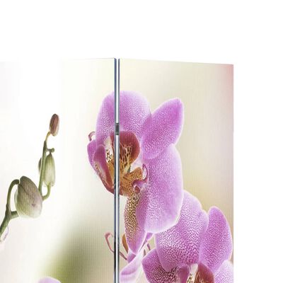 vidaXL foldeskærm rumdeler 120 x 170 blomstermotiv