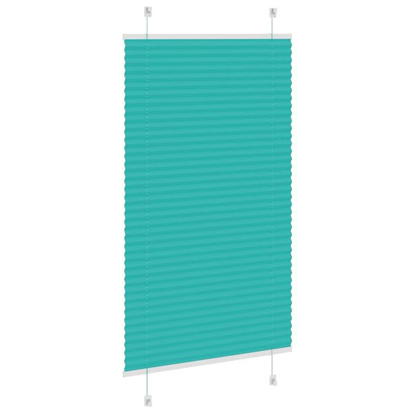 vidaXL Pliss&eacute;gardin Benzin Gr&oslash;n 80x150 cm Stofbredde 79,4 cm Polyester