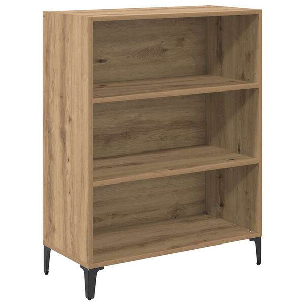 vidaXL Sideboard Artisan Egetr&aelig; 69,5 x 32,5 x 90 cm Konstrueret tr&aelig;
