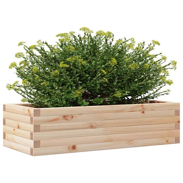 vidaXL plantekasse 90x40x23 cm massivt fyrretr&aelig;