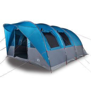 vidaXL 5-personers campingtelt vandt&aelig;t bl&aring;
