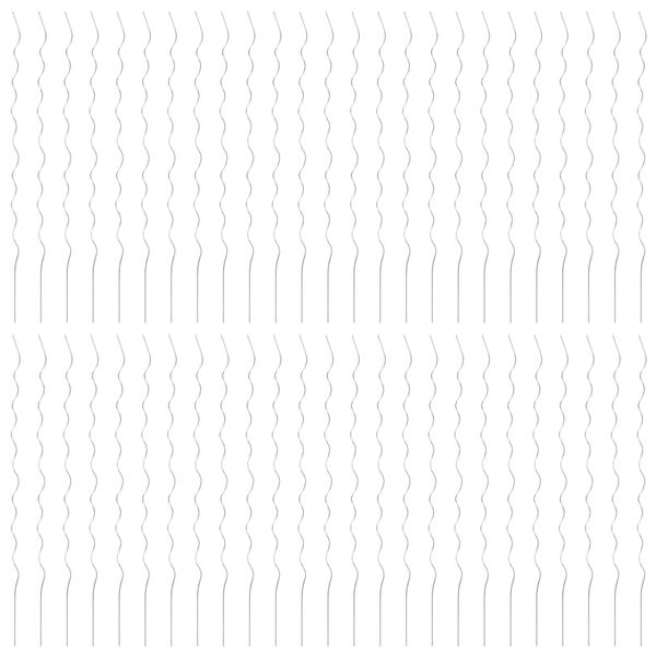 vidaXL spiralformede plantest&oslash;tter 50 stk. 170 cm galvaniseret st&aring;l