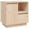 vidaXL sengebord 50x34x50 cm massivt fyrretr&aelig;