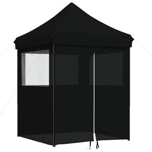 vidaXL Party Tent Sort 200 x 200 x 306 cm Oxford stof