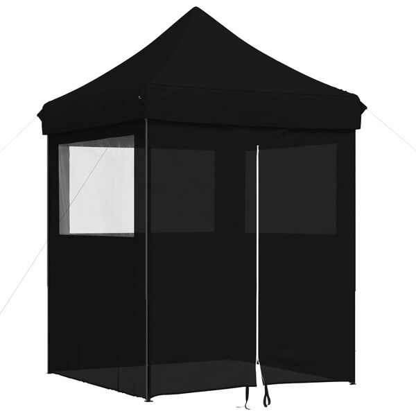 vidaXL Party Tent Sort 200 x 200 x 306 cm Oxford stof