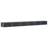 vidaXL Plantekasse Antracit 600 x 80 x 45 cm St&aring;l