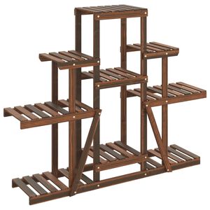 vidaXL blomsterstativ 110x25x98 cm massivt fyrretr&aelig;