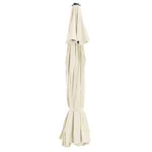 vidaXL udskiftningsdug til parasol 515 cm sandfarvet
