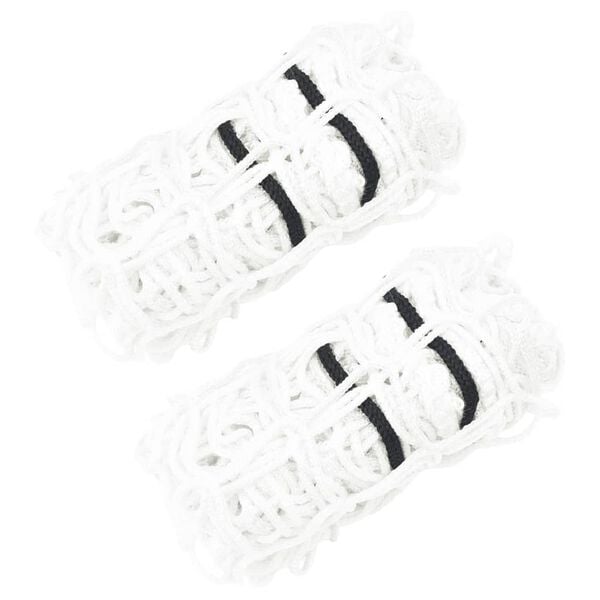 vidaXL h&oslash;net 2 stk. 100x100 cm PP rund hvid