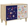 vidaXL TV-skab MAINZ 69 x 33 x 50 cm Sonoma-eg Konstrueret tr&aelig;