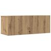 vidaXL v&aelig;gh&aelig;ngte tv-borde 2 stk. 80x30x30 cm egetr&aelig;sfarve