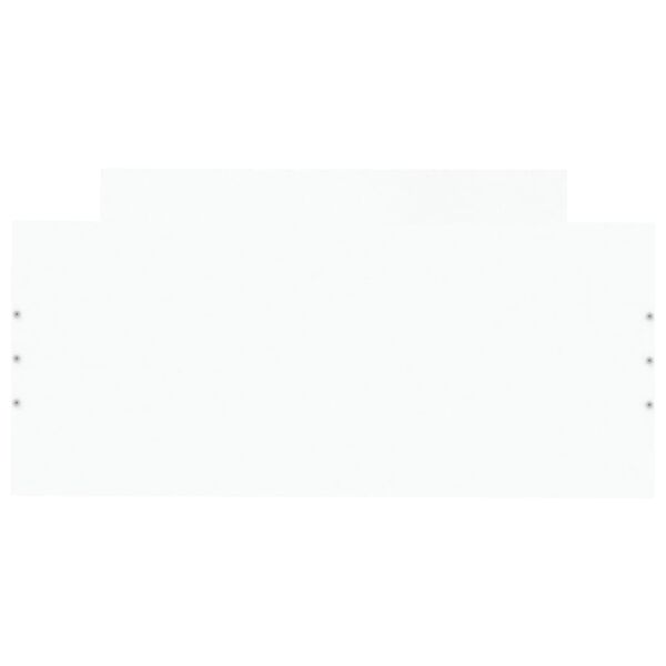 vidaXL sengeramme 90x200 cm konstrueret tr&aelig; hvid