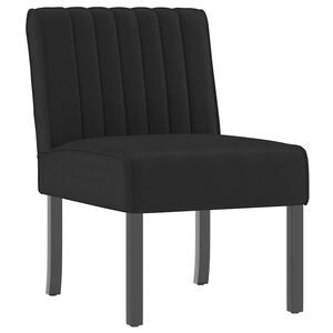 vidaXL stol velour sort