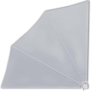 vidaXL sammenklappelig sidemarkise til altan gr&aring; 140 x 140 cm