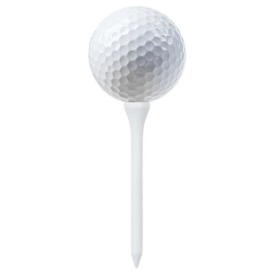 vidaXL golf-tees 1000 stk. 83 mm bambus hvid