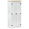 vidaXL Garderober Hvid 76 x 50 x 170 cm Massiv fyrretr&aelig;