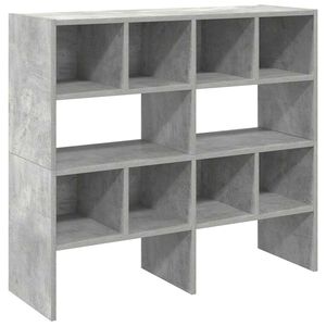 vidaXL skostativer stabelbare 2 stk. 89,5x30x40 cm betongr&aring;