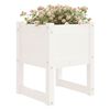 vidaXL plantekasser 2 stk. 40x40x52,5 cm massivt fyrretræ hvid