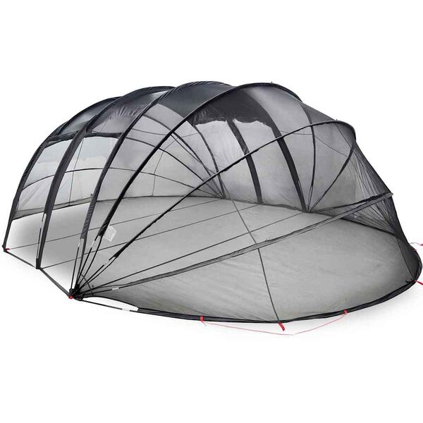 vidaXL Pooltelt Dome Transparent 538 x 440 x 204 cm