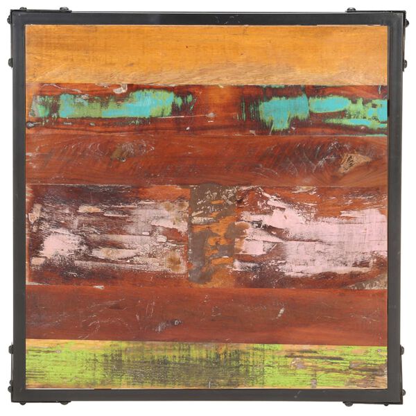 vidaXL sofabord 60x60x35 cm massivt genbrugstræ