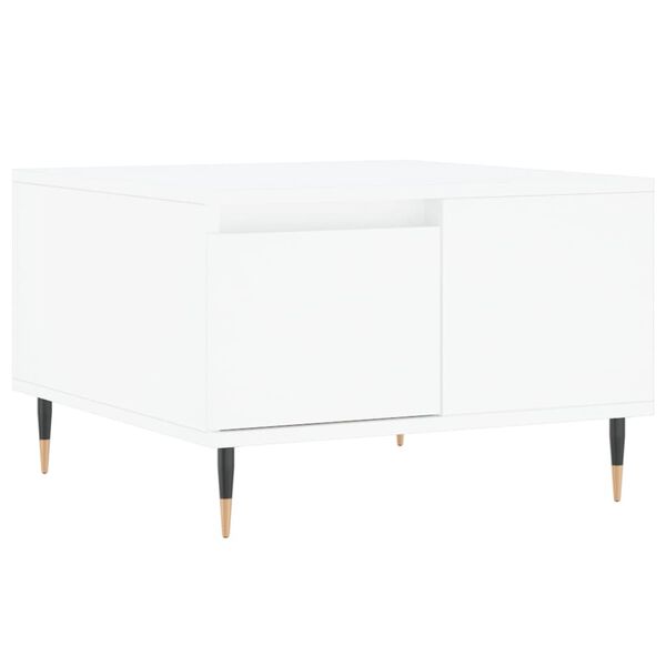 vidaXL sofabord 55x55x36,5 cm konstrueret træ hvid